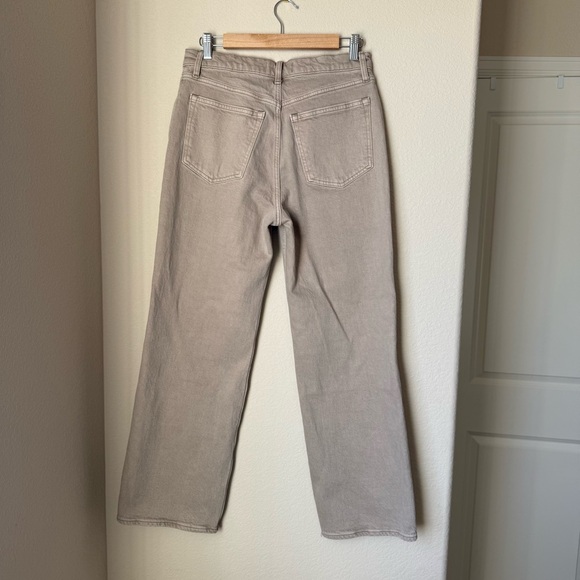 Abercrombie & Fitch The '90s Relaxed Jean High Rise Tan Size 28 | 6S - Picture 4 of 4